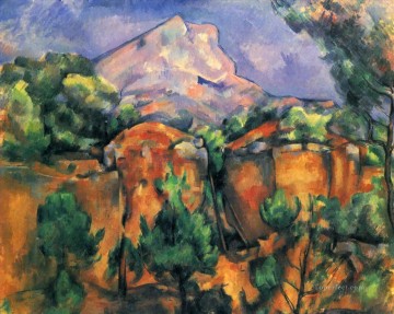  1897 Painting - Mont Sainte Victoire 1897 Paul Cezanne Mountain